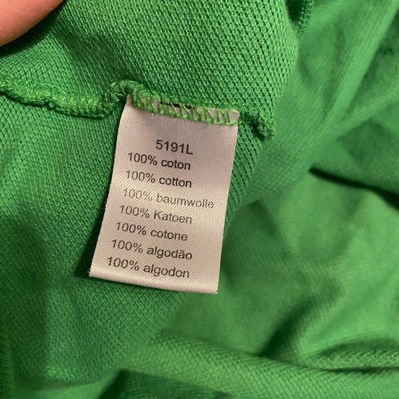 Lacoste Green Devanlay Short Sleeve Pique Polo Shirt - Picture 8 of 9